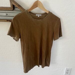 Cotton Citizen army green Cotton Crew T-Shirt